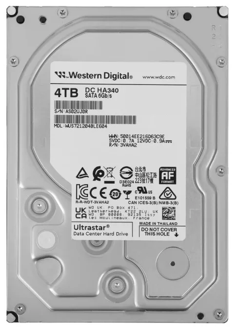 Жёсткий диск Western Digital WUS721204BLE604 4 ТБ
