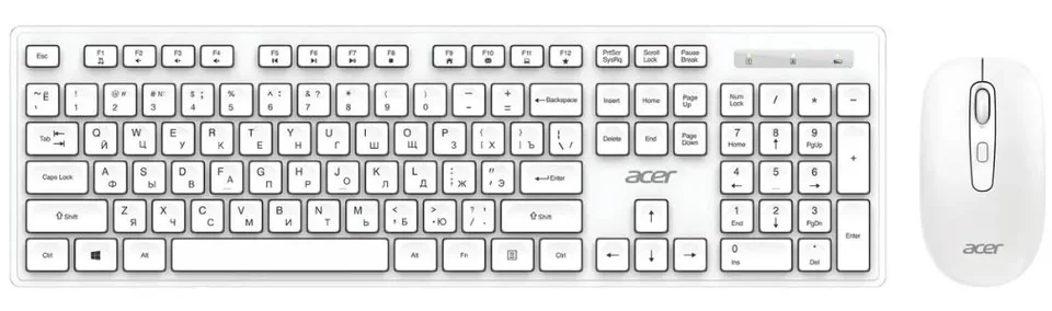 Клавиатура и мышь Acer OCC503, белый