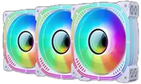 Вентилятор Lamptron PRISM+ ARGB, белый