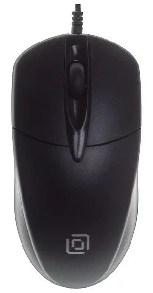 Мышь Oklick 275M черный оптическая (1000dpi) USB (2but)(412841)
