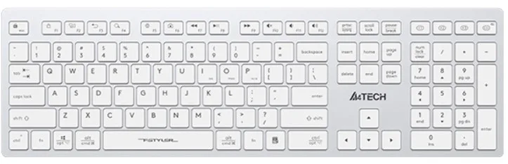Клавиатура A4Tech Fstyler FBX50C, белый