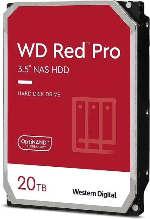 Жёсткий диск 20TB SATA 6Gb/s Western Digital WD201KFGX Red Pro NAS 3.5" 7200rpm 512MB 20 ТБ