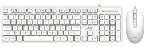 Клавиатура и мышь Acer OCC504, белый