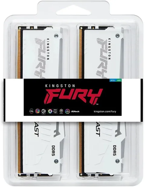 Оперативная память Kingston FURY KF560C30BWEAK2-32 DDR5 32 ГБ (2×16 ГБ) 6000 МГц