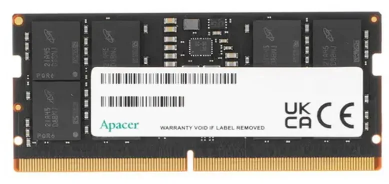 Оперативная память Apacer FS.16G2A.PTH DDR5 SO-DIMM 16 ГБ 4800 МГц