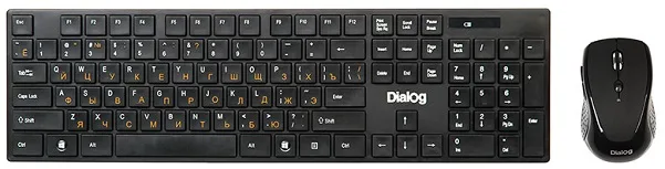 Клавиатура и мышь Dialog KMROP-4030U black USB