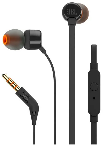 Наушники JBL T110, чёрный