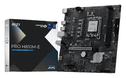 Материнская плата MSI PRO H810M-E