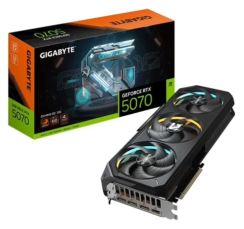 Видеокарта GIGABYTE GeForce RTX 5070 GAMING OC (GV-N5070GAMING OC-12GD)