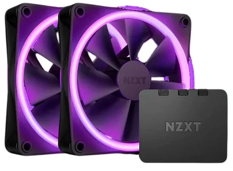 Вентилятор NZXT F120 RGB DUO, чёрный