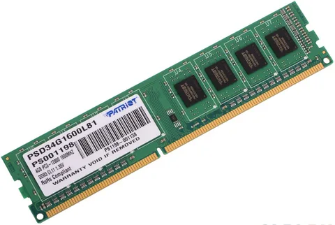 Оперативная память Patriot Memory PSD34G1600L81 DDR3 1600 МГц