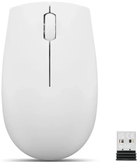 Мышь Wireless Lenovo 300 Compact GY51L15677 светло-серая оптическая 1000dpi USB 2but (2101123)