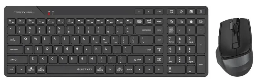 Клавиатура и мышь A4Tech Fstyler FB2800C Air2, чёрный