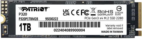 SSD Patriot Memory P320 1 ТБ M.2 NVMe