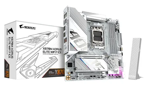 Материнская плата GIGABYTE X870M AORUS ELITE WiFi7 ICE