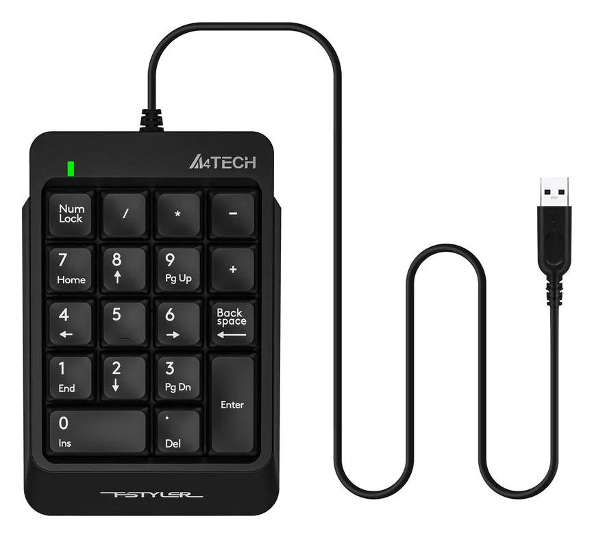 Клавиатура A4Tech Fstyler FK13P, чёрный