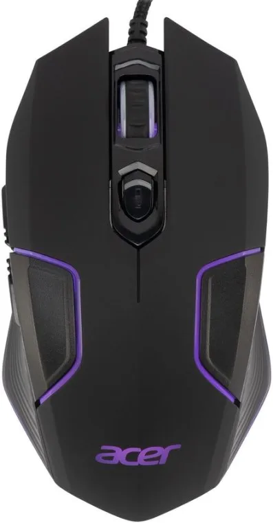 Мышь Acer OMW170 ZL.MCEEE.00R USB, 3200dpi, 6 кнопок, оптическая, черная, с подсветкой