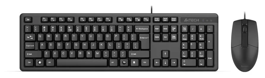 Клавиатура и мышь A4Tech KK-3330S USB (BLACK)