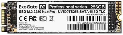 SSD Exegate NextPro+ UV500TS256 256 ГБ M.2 SATA