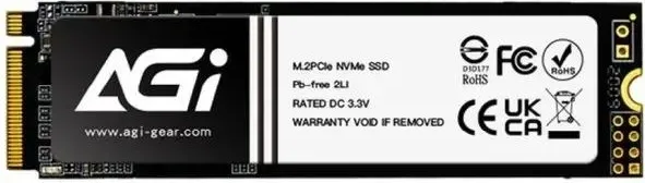 SSD AGI AI828 2 ТБ M.2 NVMe