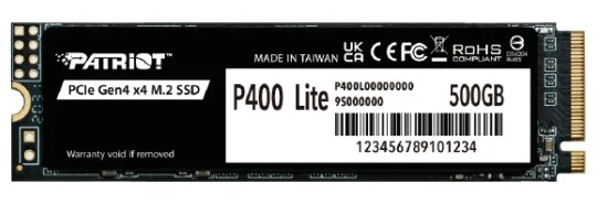 SSD Patriot Memory P400 Lite 500 ГБ M.2 NVMe