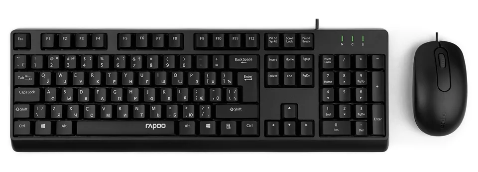 Клавиатура и мышь Rapoo NX1500
