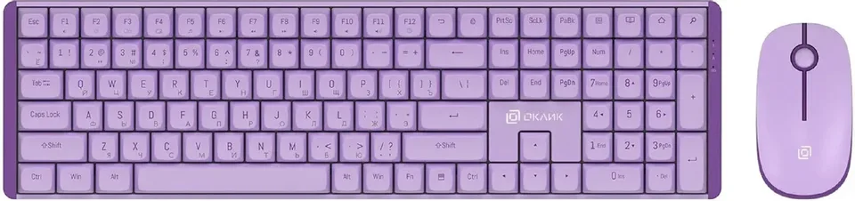 Клавиатура и мышь Oklick S315W (1978643)