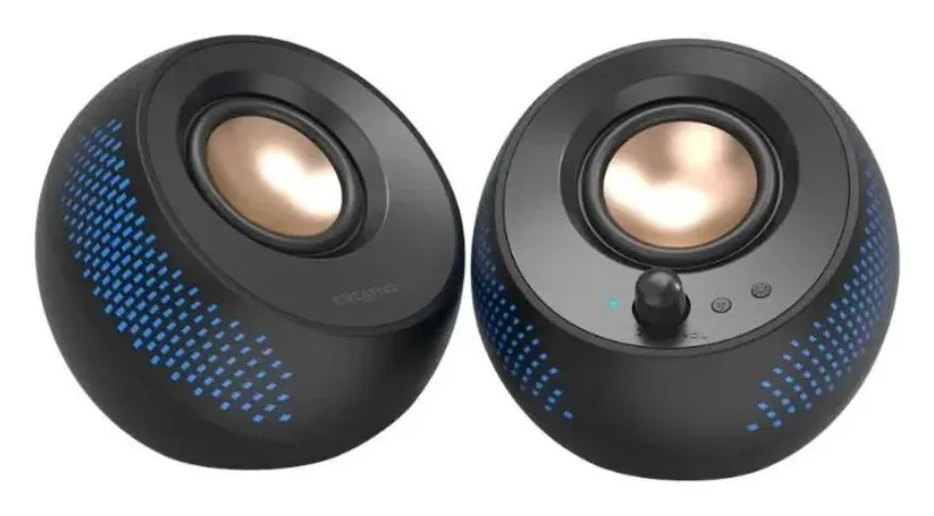 Компьютерная акустика 2.0 Creative Pebble X 51MF1715AA000 черная 30Вт BT портативные (2064860)