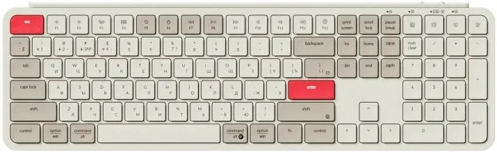 Клавиатура Keychron B6 Pro, красный