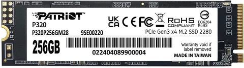 SSD Patriot Memory P320 256 ГБ M.2 NVMe