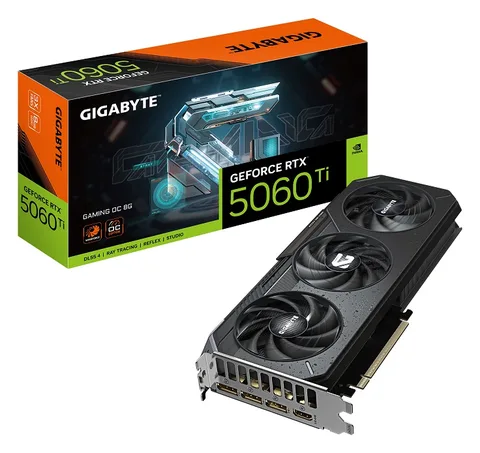 Видеокарта GIGABYTE GeForce RTX 5060 TI GAMING OC (GV-N506TGAMING OC-8GD)