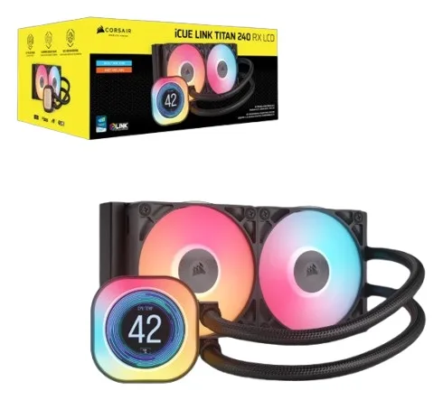 Система охлаждения Corsair iCUE LINK TITAN 240 RX LCD (CW-9061022-WW)
