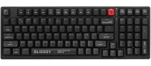 Клавиатура A4Tech Bloody S98, чёрный