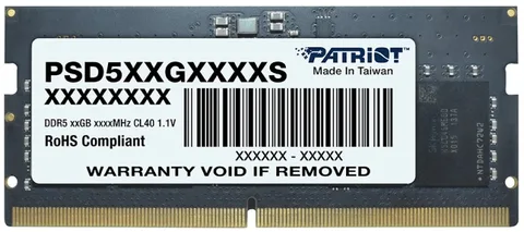 Оперативная память Patriot Memory PSD516G560081S DDR5 SO-DIMM 16 ГБ 5600 МГц