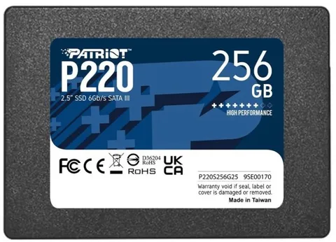 SSD Patriot Memory P220S256G25 256 ГБ 2,5" SATA