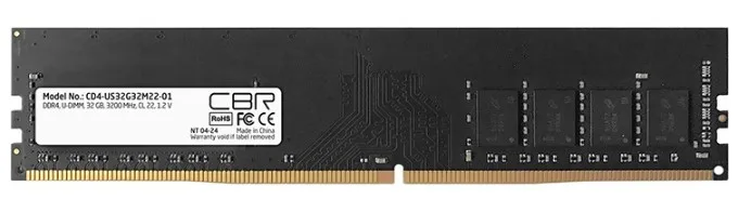 Оперативная память CBR CD4-US32G32M22-01 DDR4 32 ГБ 3200 МГц
