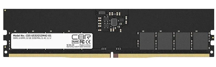 Оперативная память CBR CD5-US32G52M42-01 DDR5 32 ГБ 5200 МГц