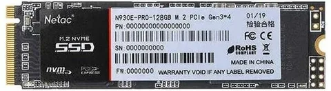 SSD Netac NT01N930E-128G-E4X 128 ГБ M.2 NVMe