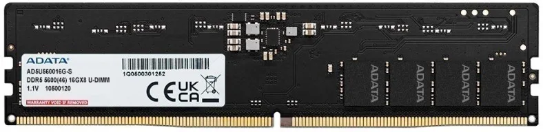 Оперативная память ADATA AD5U560016G-S DDR5 16 ГБ 5600 МГц
