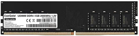 Оперативная память Exegate Value DDR4 4 ГБ 2666 МГц