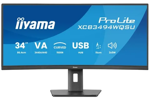 Монитор Iiyama ProLite XCB3497WQSNPH-B1 34"
