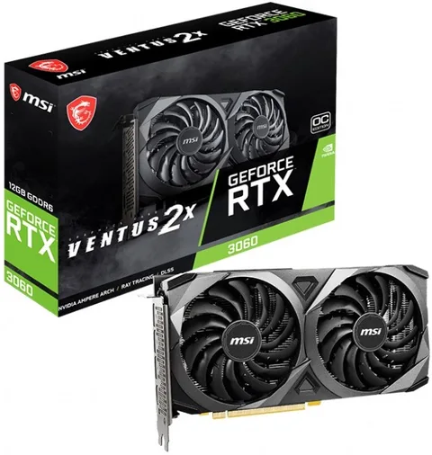 Видеокарта MSI GeForce RTX 3060 VENTUS 2X OC (RTX 3060 VENTUS 2X 12G OC)