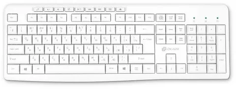Клавиатура Oklick K225W белый