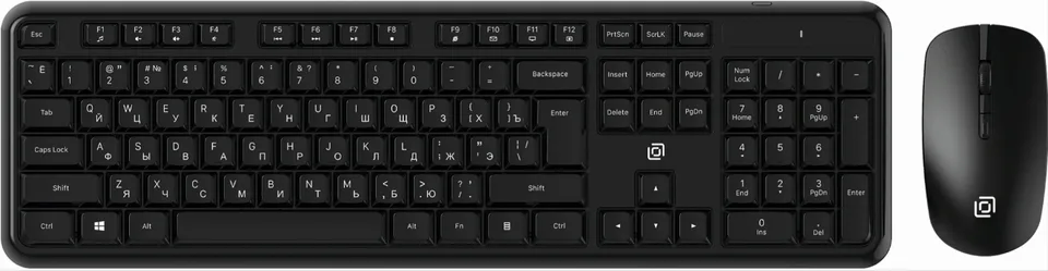 Клавиатура и мышь Oklick S277W