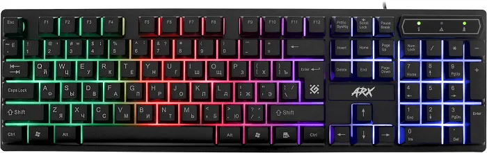Клавиатура Defender USB ARX GK-196L