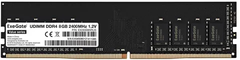 Оперативная память Exegate Value DDR4 8 ГБ 2400 МГц
