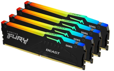 Оперативная память Kingston FURY KF556C40BBAK4-128 DDR5 128 ГБ (4×32 ГБ) 5600 МГц