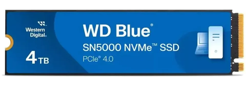 SSD Western Digital Blue SN5000 4 ТБ NVMe