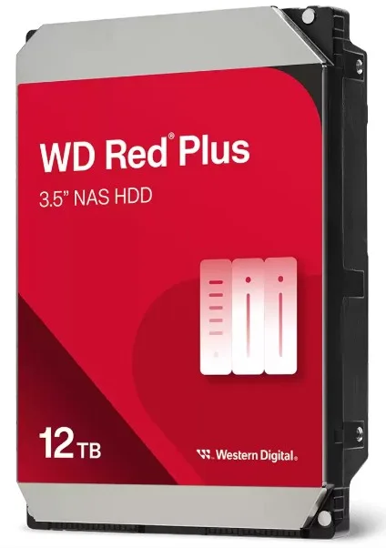 Жёсткий диск Western Digital Red Plus 12 ТБ