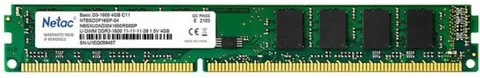 Оперативная память Netac NTBSD3P16SP-04 DDR3 4 ГБ 1600 МГц